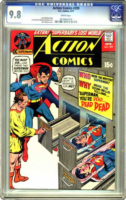 CGC Graded Comics - Action Comics #399 (CGC) - Superman - Morge - Corpse - Death - Dead