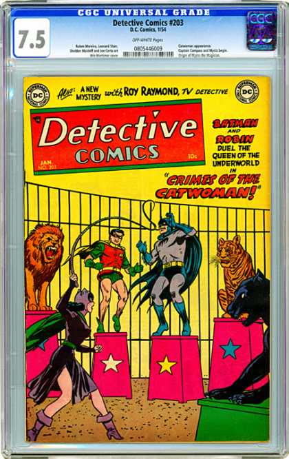 CGC Graded Comics - Detective Comics #203 (CGC)