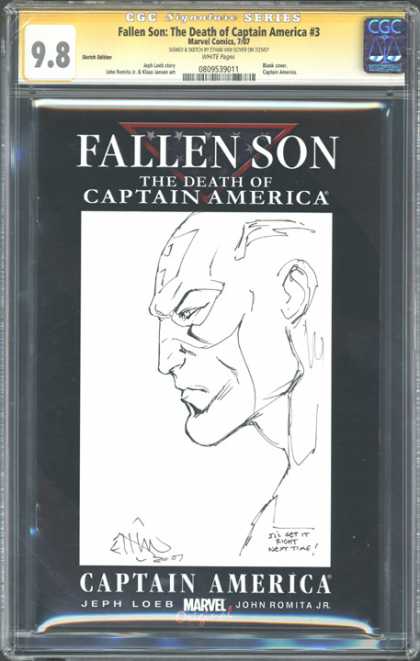 CGC Graded Comics - Fallen Son: The Death of Captain America #3 (CGC)