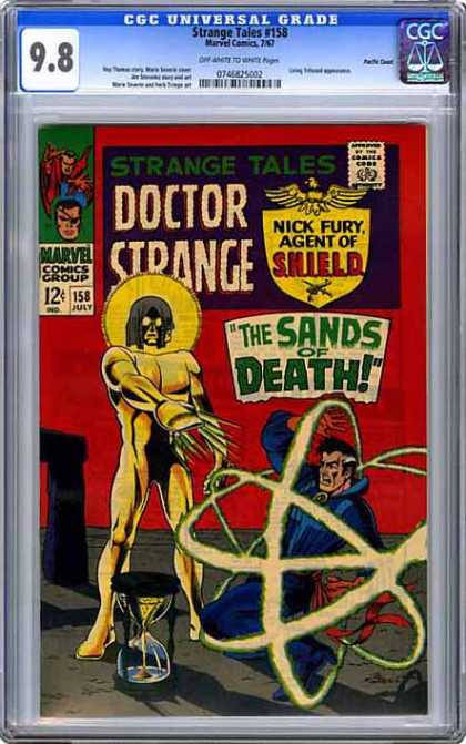 CGC Graded Comics - Strange Tales #158 (CGC) - Cgc Universal Grade - Strange Tales - Marvel Comics - Doctor Strange - The Sands Of Death