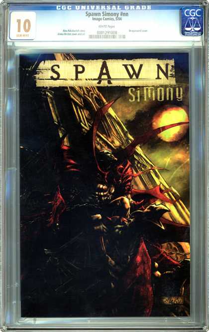 CGC Graded Comics - Spawn Simony #nn (CGC) - Spawn - Simony - Planet - Darkness - Creature