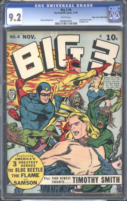 CGC Graded Comics - Big 3 #6 (CGC)