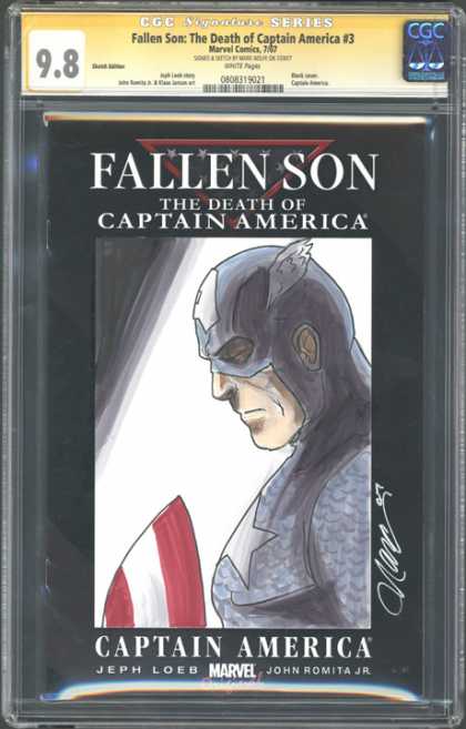 CGC Graded Comics - Fallen Son: The Death of Captain America #3 (CGC)