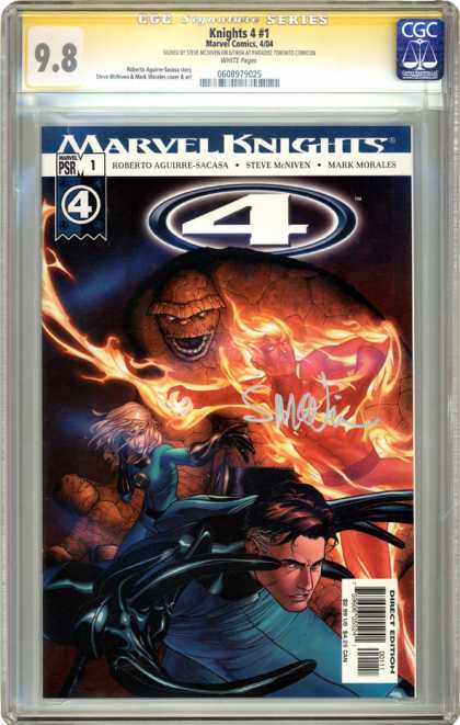 CGC Graded Comics - Knights 4 #1 (CGC) - Cgc - Marvel Comics - Marvel - Marvel Knights - Fantastic Four