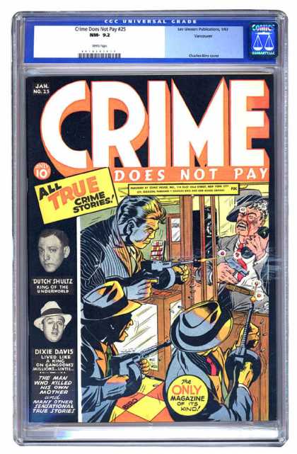 CGC Graded Comics - Crime Does Not Pay #25 (CGC)