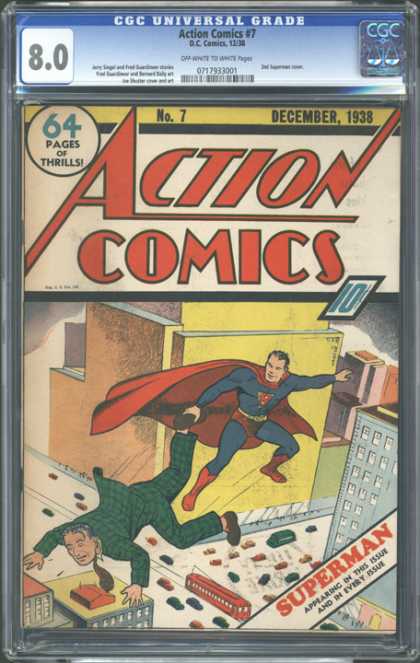 CGC Graded Comics - Action Comics #7 (CGC)