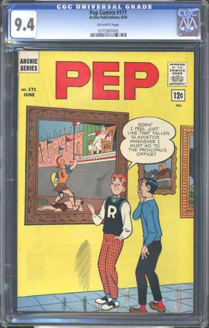 CGC Graded Comics - Pep Comics #171 (CGC) - Paintings - Boyse - Art - Frames - Emperor