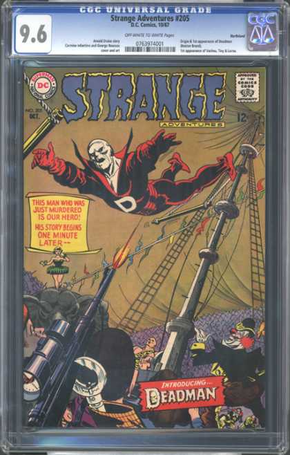CGC Graded Comics - Strange Adventures #205 (CGC) - Strange - Approved By The Comics Code - Superman - Deadman - Rifle