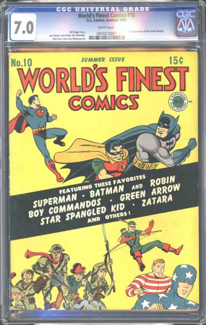 CGC Graded Comics - World's Finest Comics #10 (CGC)