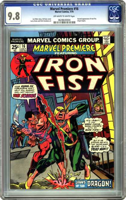 CGC Graded Comics - Marvel Premiere #16 (CGC)