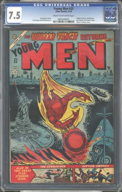 CGC Graded Comics - Young Men #25 (CGC)