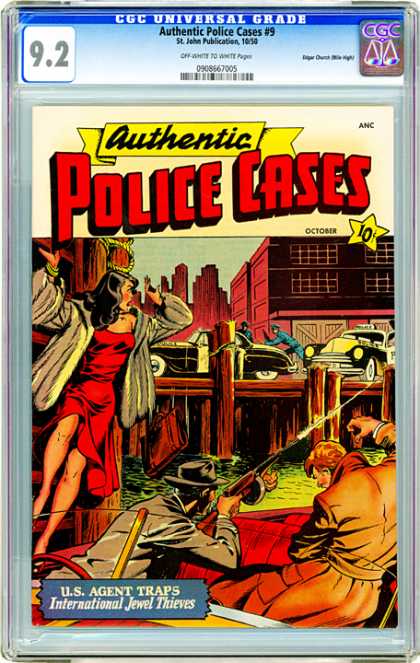 CGC Graded Comics - Authentic Police Cases #9 (CGC)