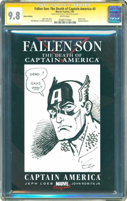 CGC Graded Comics - Fallen Son: The Death of Captain America #3 (CGC)