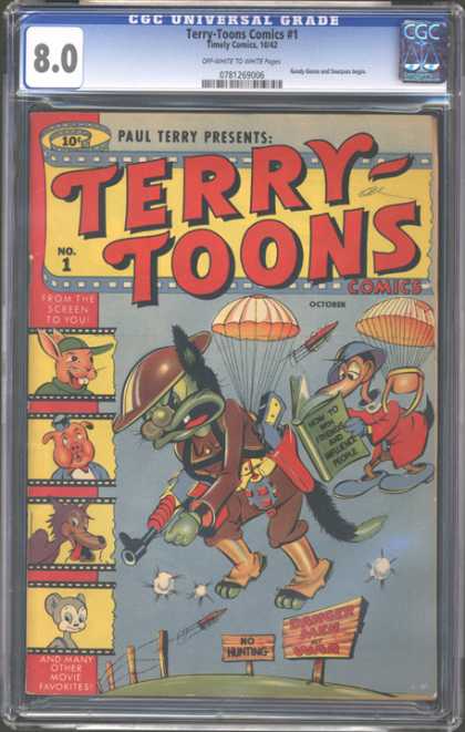 CGC Graded Comics - Terry-Toons Comics #1 (CGC)