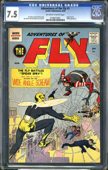 CGC Graded Comics - Adventures of the Fly #1 (CGC) - Edge - Edge Comics - The Fly - Wide Angle Scream - Spider Spry