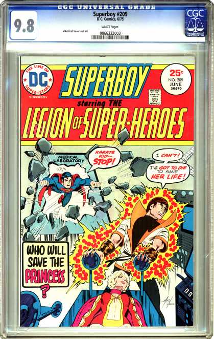 CGC Graded Comics - Superboy #209 (CGC)