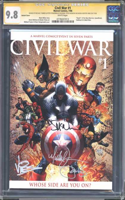 CGC Graded Comics - Civil War #1 (CGC)