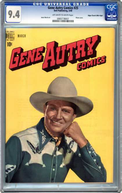 CGC Graded Comics - Gene Autry Comics #25 (CGC)