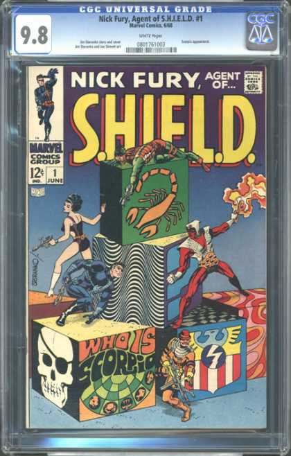 CGC Graded Comics - Nick Fury, Agent of S.H.I.E.L.D. #1 (CGC)