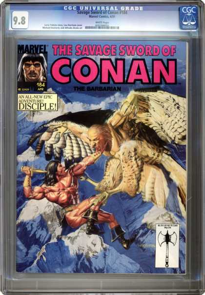 CGC Graded Comics - Savage Sword of Conan #184 (CGC)