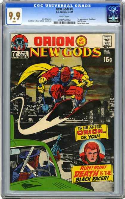 CGC Graded Comics - New Gods #3 (CGC) - 3 - New Gods - Orion - Dc