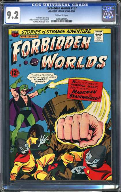 CGC Graded Comics - Forbidden Worlds #137 (CGC) - Stories - Strange - Adventure - Forbidden Worlds - Planets