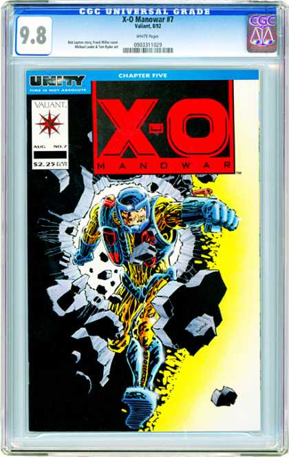 CGC Graded Comics - X-O Manowar #7 (CGC)