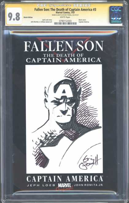 CGC Graded Comics - Fallen Son: The Death of Captain America #3 (CGC)