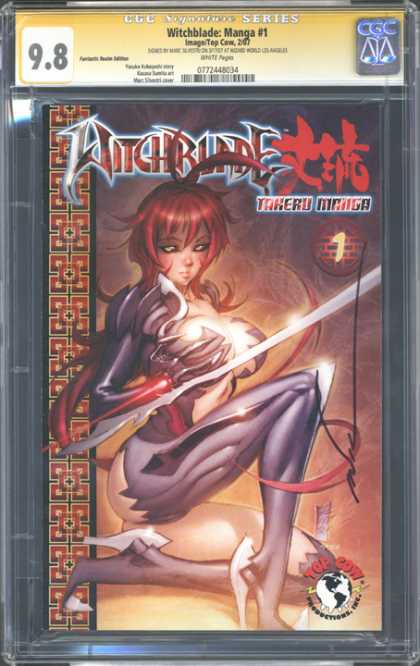 CGC Graded Comics - Witchblade: Manga #1 (CGC) - Witchblade - Redhead - Woman - Takera Manga - Top Cow