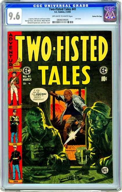 CGC Graded Comics - Two-Fisted Tales #41 (CGC) - Intruder - War - Marines - Danger - Green