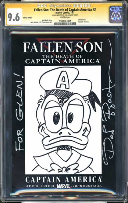 CGC Graded Comics - Fallen Son: The Death of Captain America #3 (CGC)