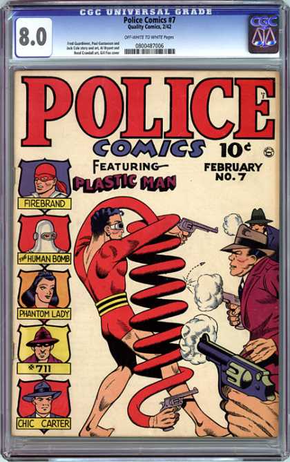 CGC Graded Comics - Police Comics #7 (CGC)