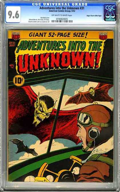 CGC Graded Comics - Adventures into the Unknown #31 (CGC)