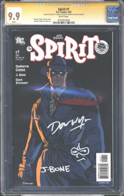 CGC Graded Comics - Spirit #1 (CGC) - Spirit - J Bone - Masked Man - Red Tie - Business Hat