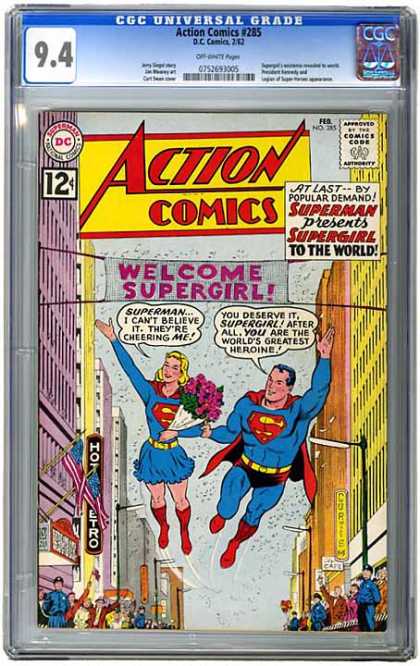 CGC Graded Comics - Action Comics #285 (CGC)