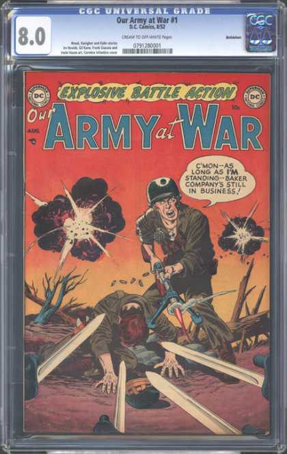 CGC Graded Comics - Our Army at War #1 (CGC)