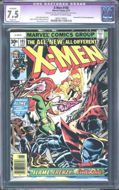 CGC Graded Comics - X-Men #105 (CGC)