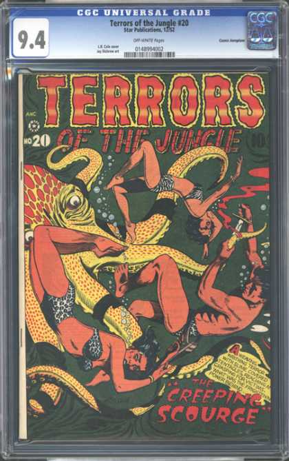CGC Graded Comics - Terrors of the Jungle #20 (CGC) - Terrors Of The Jungle - The Creeping Scourge - Octopus - Bikinis - Babes
