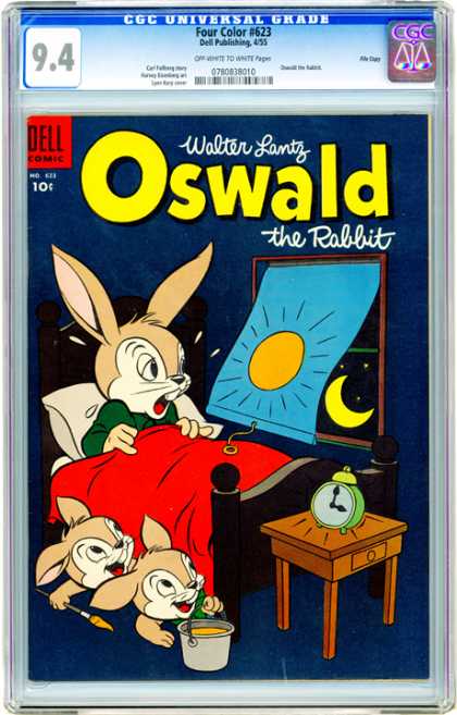 CGC Graded Comics - Four Color #623 (CGC) - Oswald - The Rabbit - Walter Lantz - Comedy - Dell