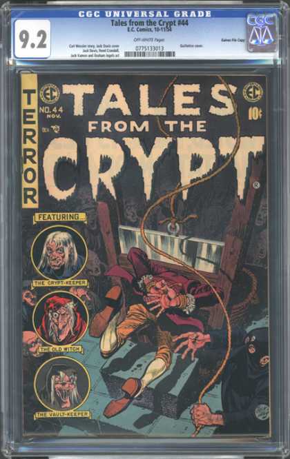 CGC Graded Comics - Tales from the Crypt #44 (CGC) - Tales From The Crypt - The Old Witch - Rope - The Crypt-keeper - The Vault-keeper