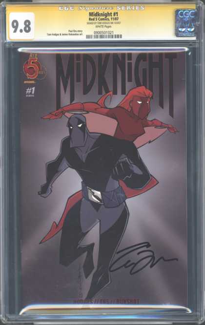 CGC Graded Comics - Midknight #1 (CGC) - Ruby U0026 Jake - The Ninjas Break Free - Lesser Of Two Evils - The Saviors - Twin Pak