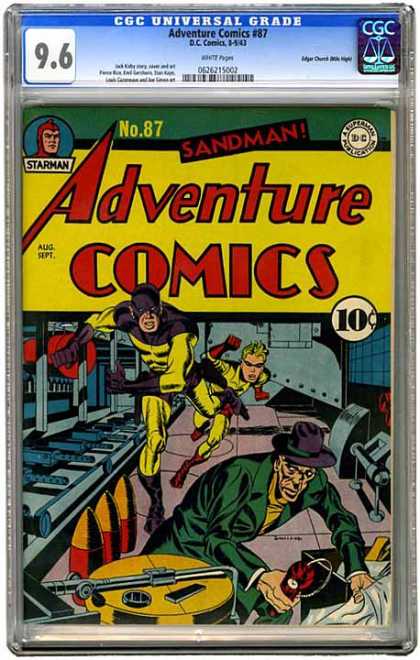 CGC Graded Comics - Adventure Comics #87 (CGC)