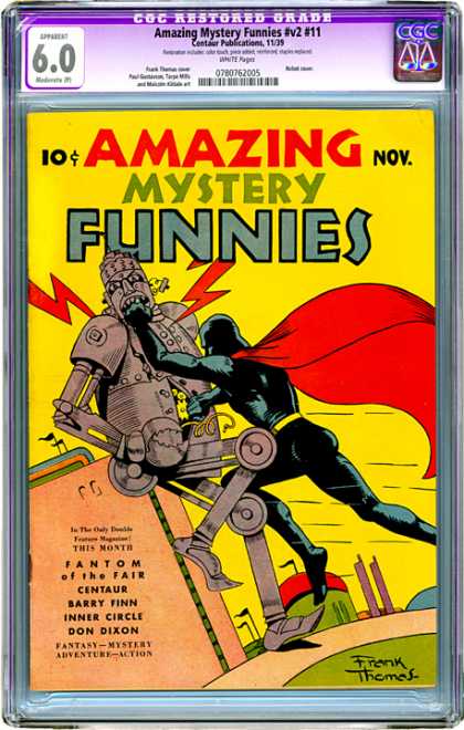 CGC Graded Comics - Amazing Mystery Funnies #v2 #11 (CGC)