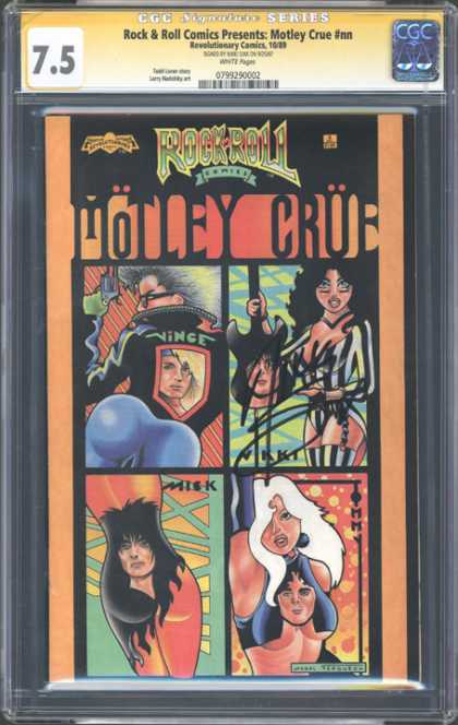 CGC Graded Comics - Rock & Roll Comics Presents: Motley Crue #nn (CGC)