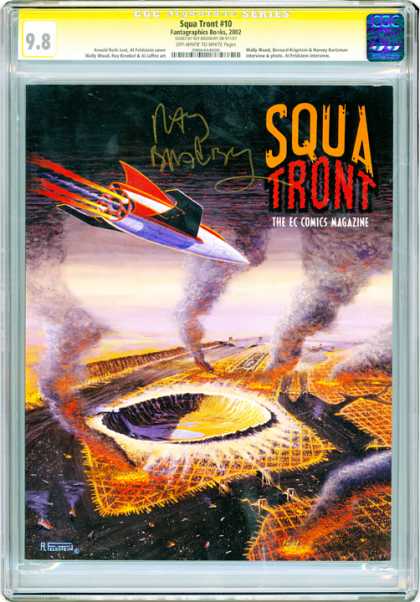 CGC Graded Comics - Squa Tront #10 (CGC) - Squatront - Spaceship - Fire - Smoke - Crater