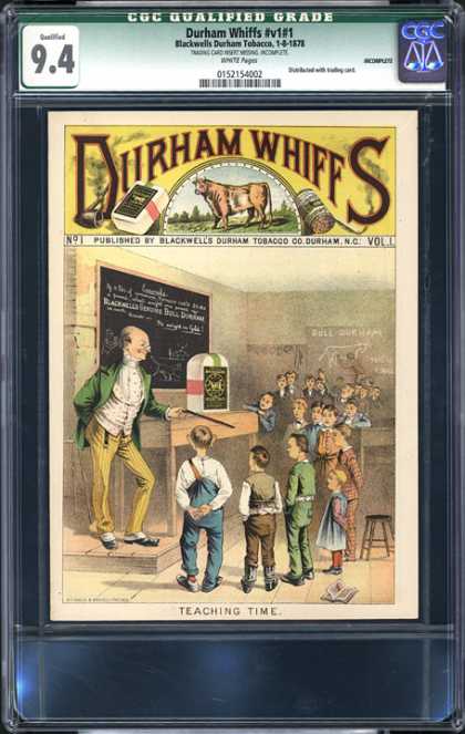 CGC Graded Comics - Durham Whiffs #v1#1 (CGC) - Durham Whiffs - Black Board - Classroom - Stick - Teaching Time