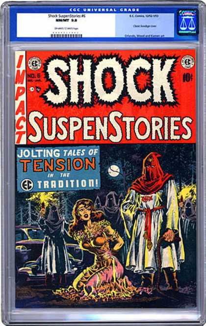 CGC Graded Comics - Shock SuspenStories #6 (CGC) - Shock - Impact - Suspen Stories - Jolting Tales Of Tension - Tradition