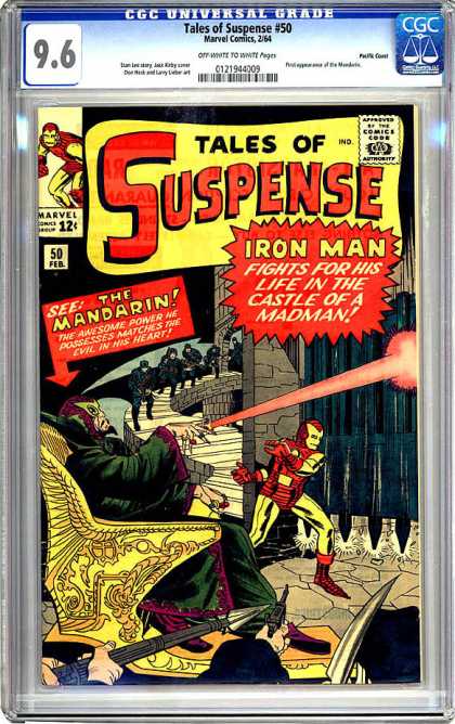 CGC Graded Comics - Tales of Suspense #50 (CGC) - Fighting - Fire - Smoke - People - Power