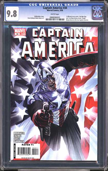 CGC Graded Comics - Captain America #34 (CGC)