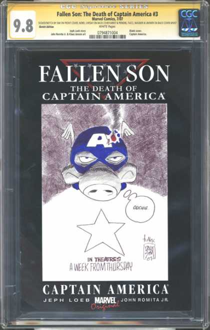 CGC Graded Comics - Fallen Son: The Death of Captain America #3 (CGC)